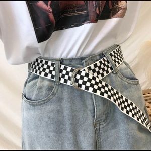 Checkered belt